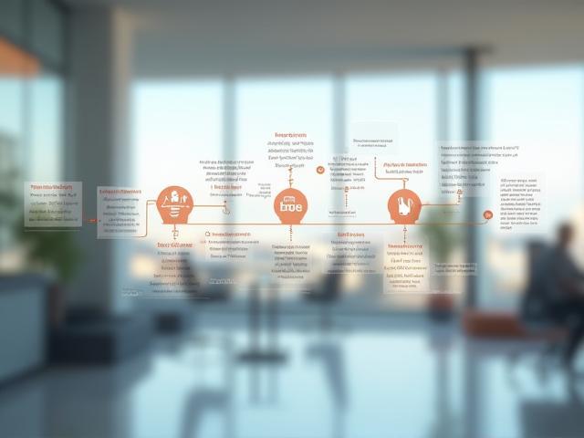Visual timeline illustrating Summit Advisory Group's founding and growth journey in San Francisco