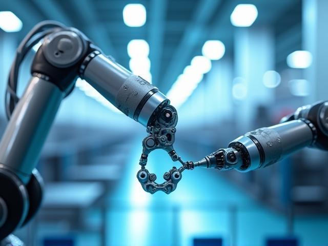 Robotic arms automating business process